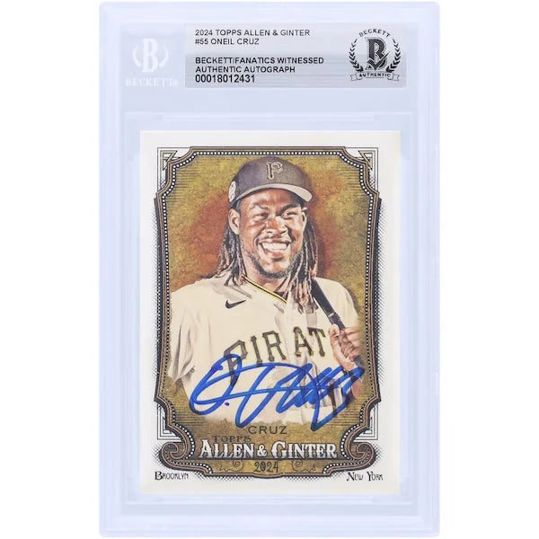 Oneil Cruz Signed 2024 Topps Allen & Ginter #55 | Pirates