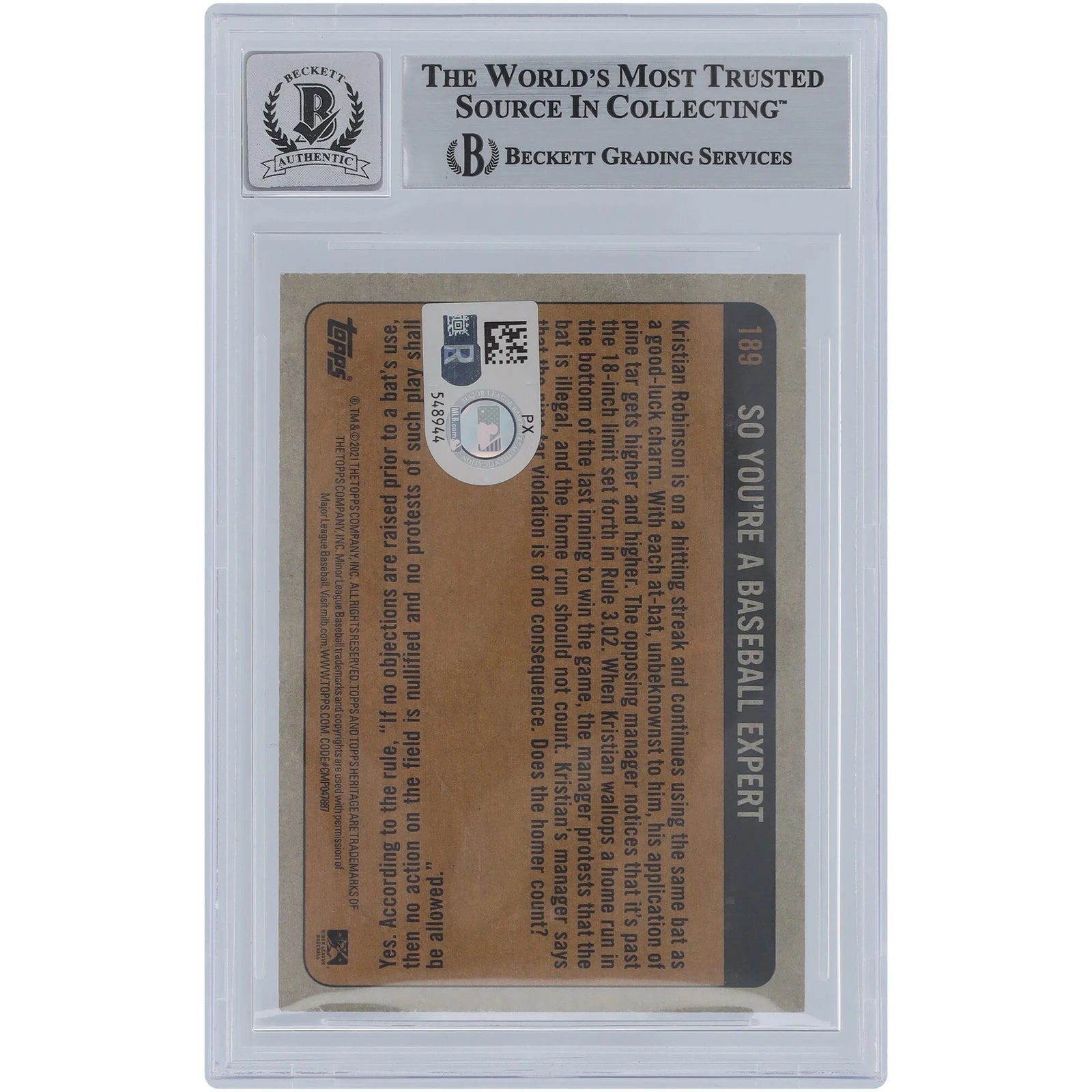 Spencer Torkelson Signed 2021 Topps Heritage #189 Card | Beckett Authenticated 9