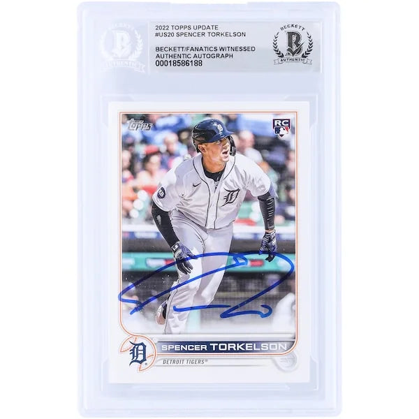 Spencer Torkelson Signed 2022 Topps Update Series #US20 Rookie Card | Authenticated