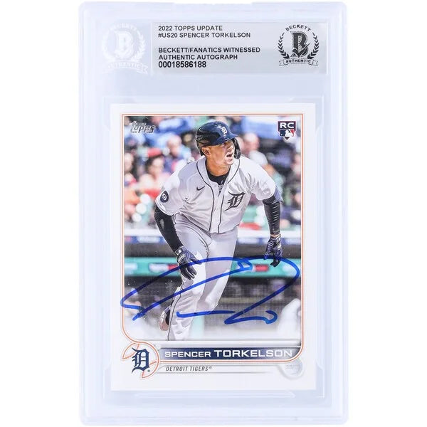 Spencer Torkelson Signed 2022 Topps Update Series #US20 Rookie Card | Authenticated