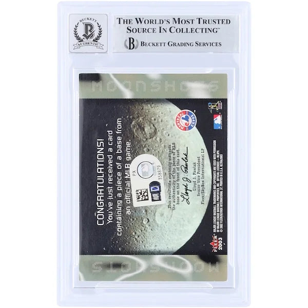 Vladimir Guerrero Signed 2003 Fleer Ultra Moonshots Relic Card | Beckett Authenticated