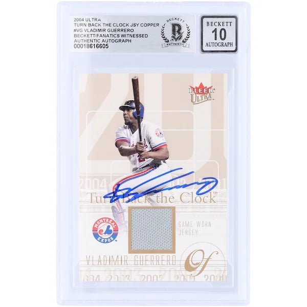 Vladimir Guerrero Signed 2004 Fleer Ultra Card | Montreal Expos