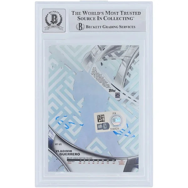 Vladimir Guerrero Signed 2016 Topps High Tek Card | Montreal Expos