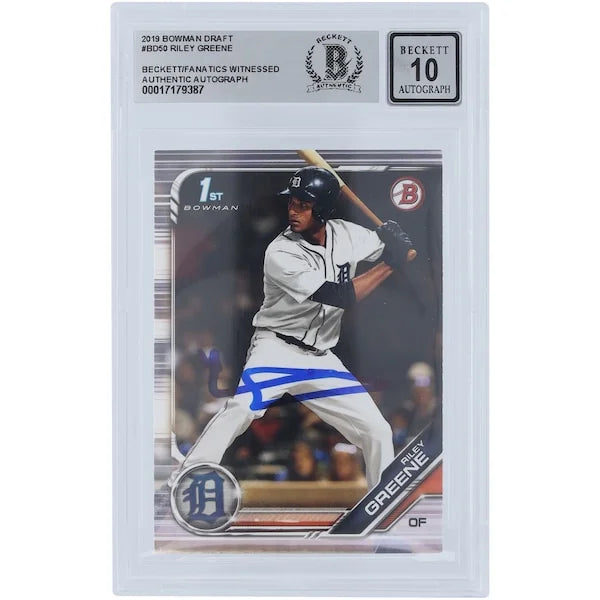 Riley Greene Signed 2019 Bowman Draft #BD-50 Card | Beckett Authenticated