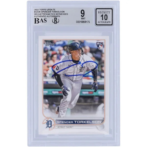 Spencer Torkelson Signed 2022 Topps Update #US20 Rookie Card | Beckett Authenticated