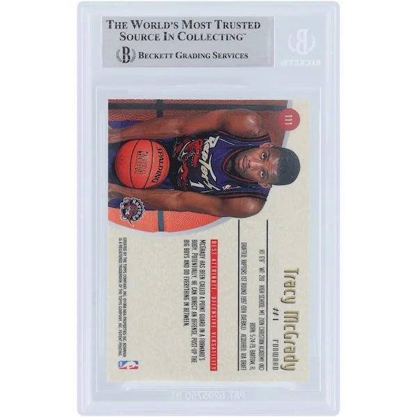 Tracy McGrady Signed 1997-98 Bowman's Best #111 Rookie Card | HOF 17 Inscription