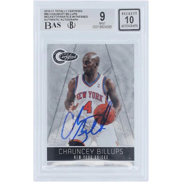 Chauncey Billups Signed 2010-11 Panini Totally Certified #66 Card | Knicks
