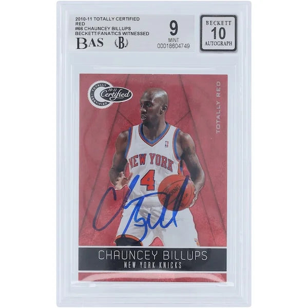 Chauncey Billups Signed 2010-11 Panini Totally Certified #66 Card | Knicks #/499