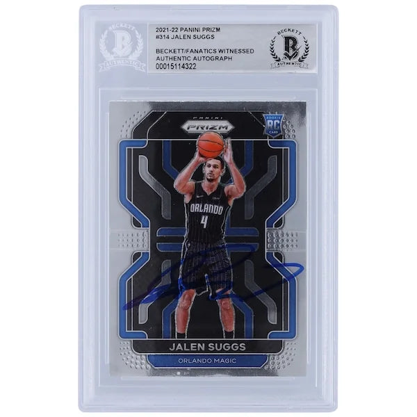 Jalen Suggs Signed 2021-22 Panini Prizm #314 Rookie Card | Beckett Authenticated