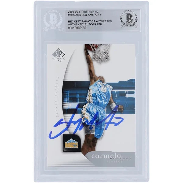 Carmelo Anthony Signed 2005-06 Upper Deck SP Authentic #20 | Beckett Authenticated