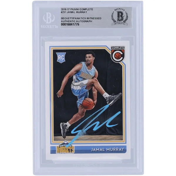 Jamal Murray Signed 2016-17 Panini Complete Rookie #231 Card | Light Blue Ink