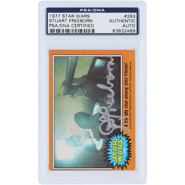 Stuart Freeborn Signed 1977 Topps Star Wars #293 Card | PSA Authenticated