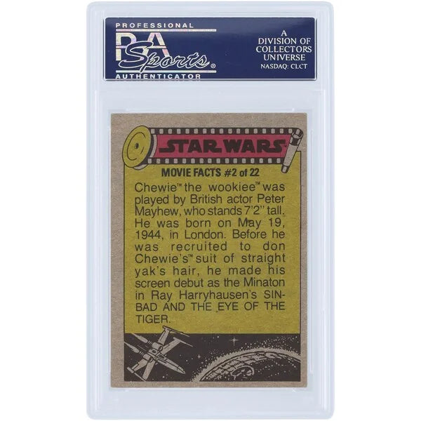 Stuart Freeborn Signed 1977 Topps Star Wars #293 Card | PSA Authenticated