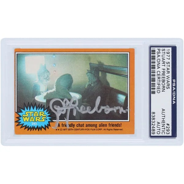 Stuart Freeborn Signed 1977 Topps Star Wars #293 Card | PSA Authenticated