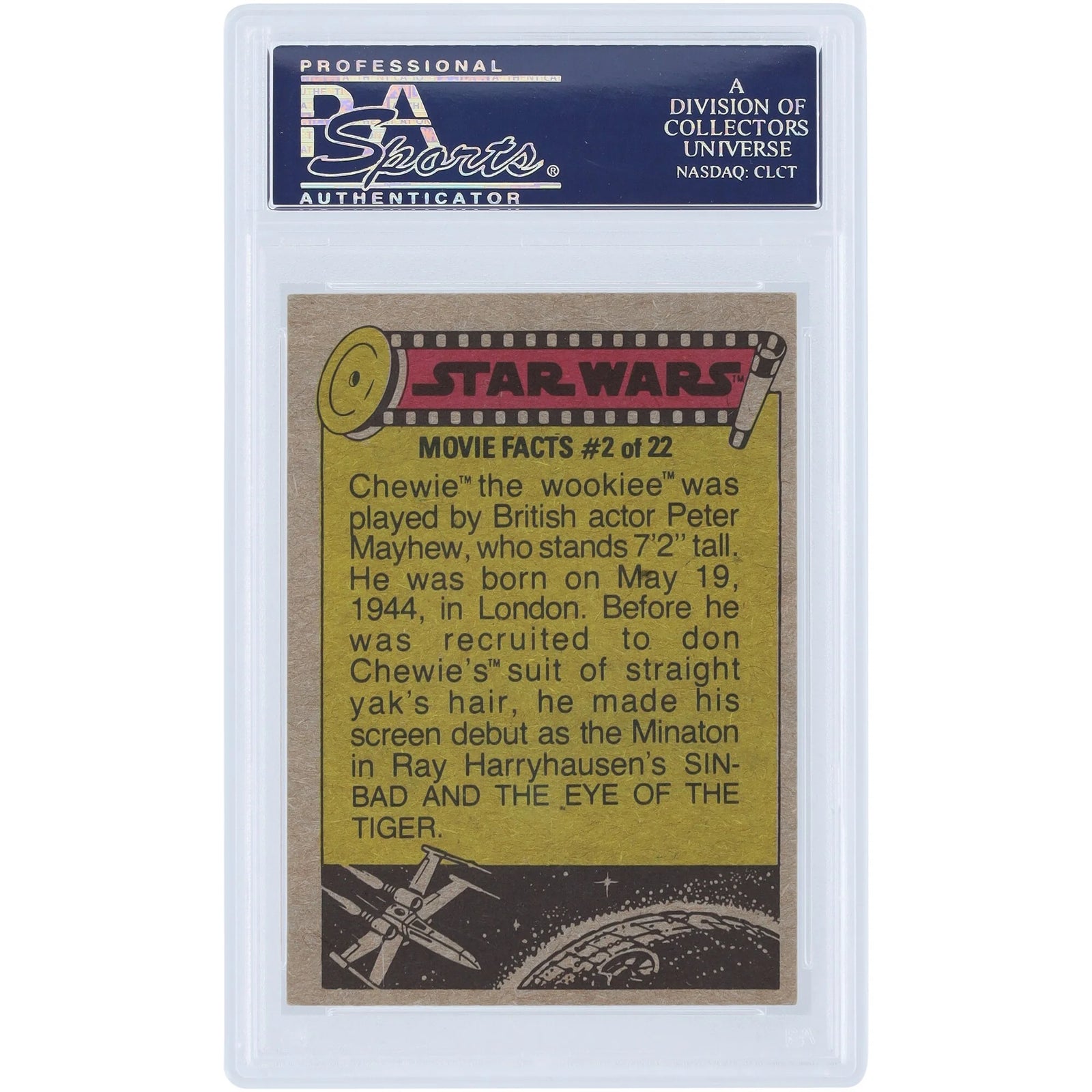 Stuart Freeborn Signed 1977 Topps Star Wars #293 Card | PSA Authenticated