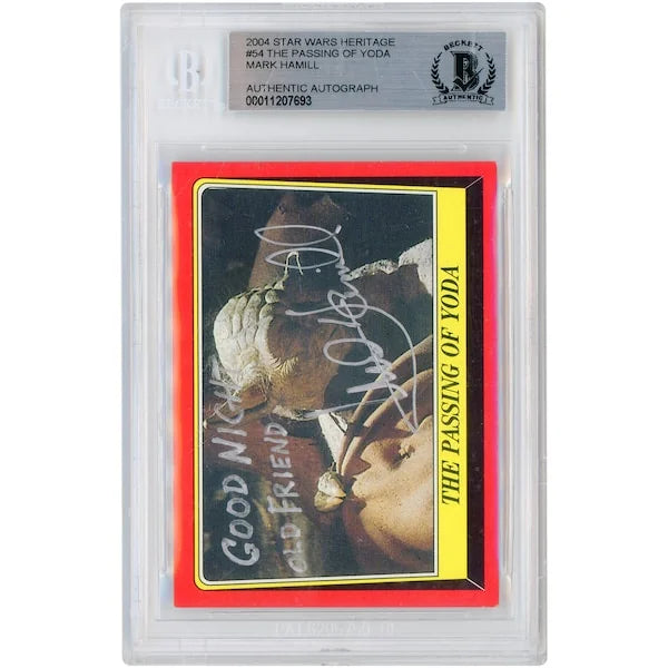 Mark Hamill Signed 2004 Topps Heritage #54 Card | Beckett Authenticated
