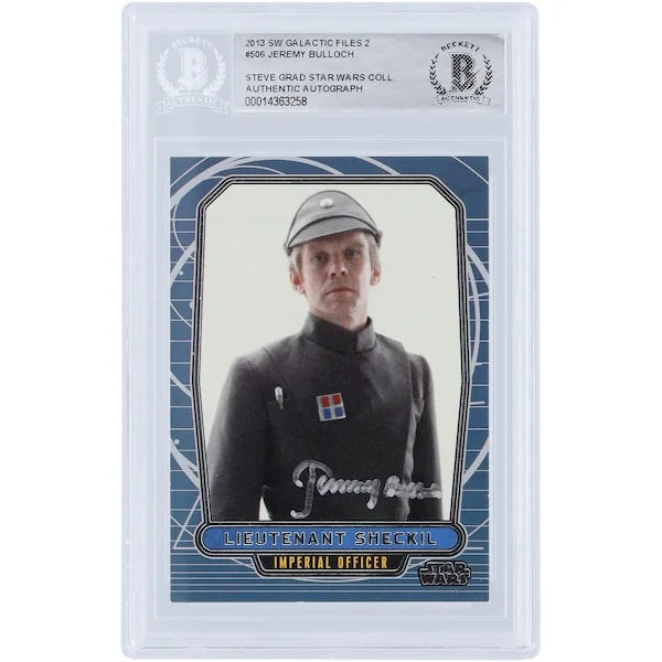 Jeremy Bulloch Signed 2013 Topps Star Wars Card #506 | BAS Authenticated