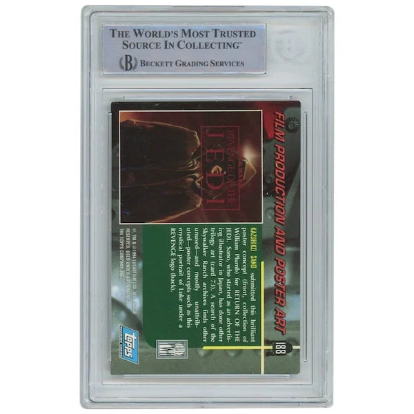 Mark Hamill Signed 1993 Topps Galaxy #188 Card | "As Luke in ROTJ" Inscription
