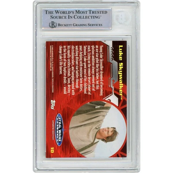Mark Hamill Signed 2006 Topps Evolution Update #1D Card | BAS Authenticated