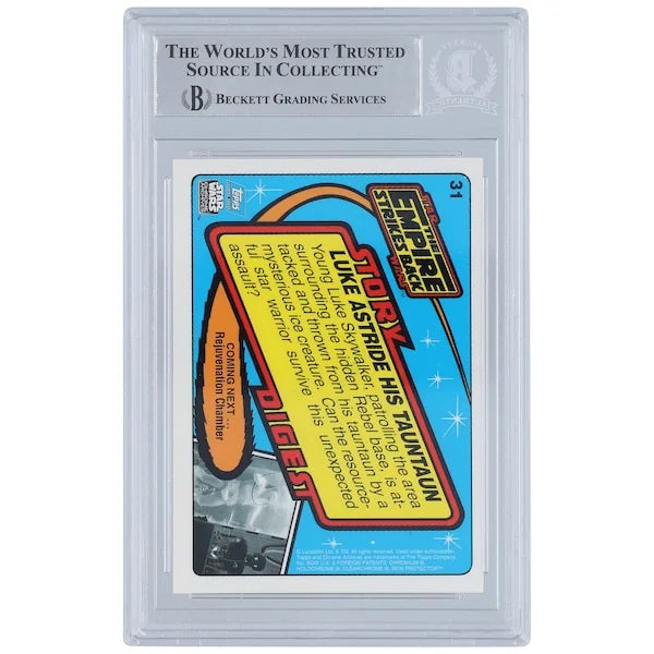 Mark Hamill Signed 1999 Topps Chrome Archives #31 Card | BAS Authenticated
