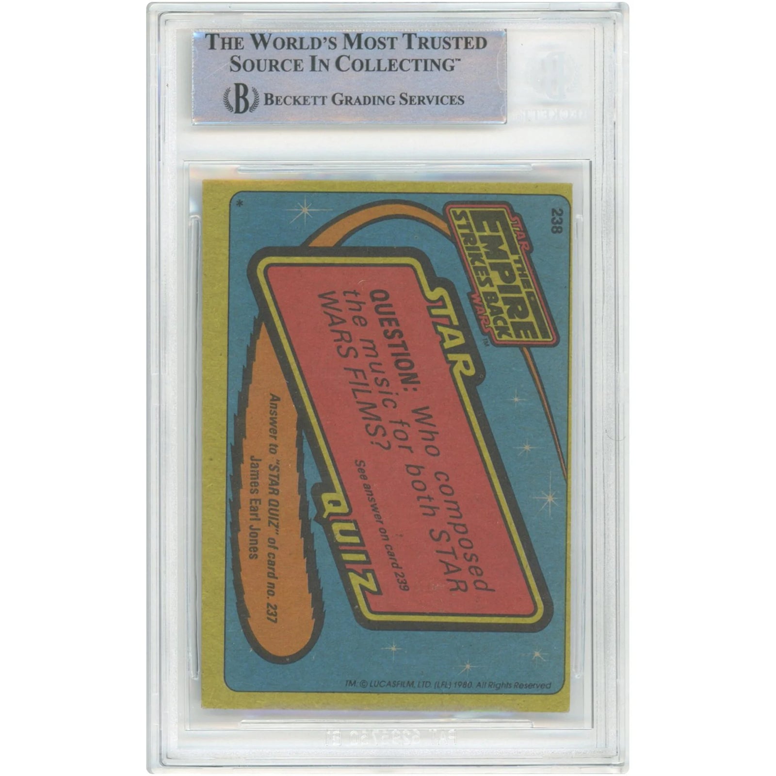 Peter Mayhew Signed 1980 Topps #238 Card | Chewbacca Inscription
