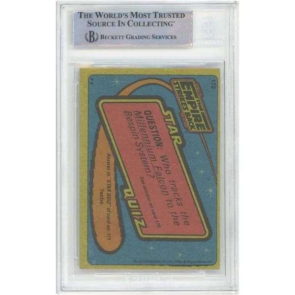 Peter Mayhew Signed 1980 Topps Empire Strikes Back #172 | BAS Authenticated