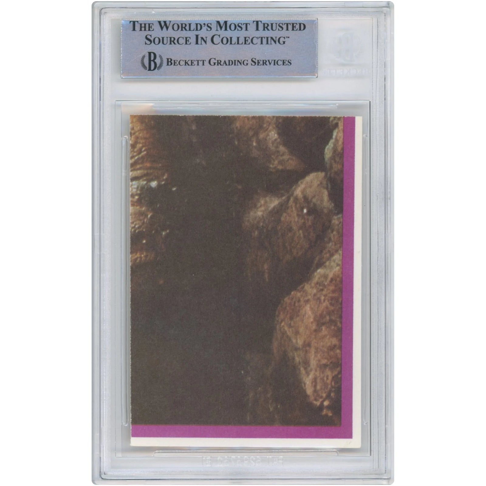 Peter Mayhew Signed 1983 Topps Return of the Jedi Sticker #42 | BAS Authenticated
