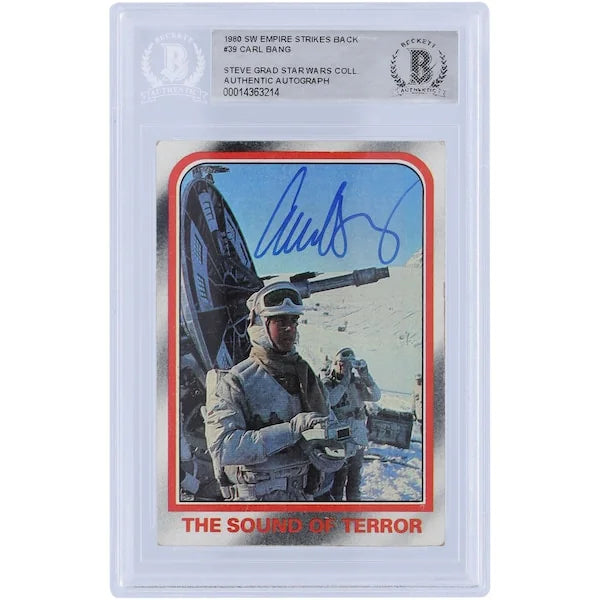 Carl Bang Signed 1980 Topps Empire Strikes Back #39 | BAS Authenticated