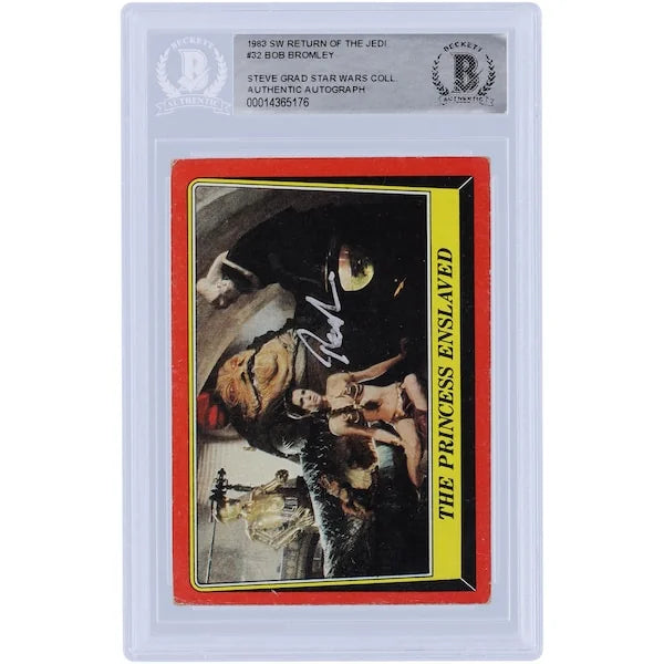 Bob Bromley Signed 1983 Topps Return of the Jedi #32 Card | BAS Authenticated