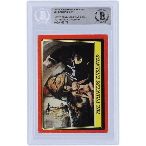 Bob Bromley Signed 1983 Topps Return of the Jedi #32 Card | BAS Authenticated