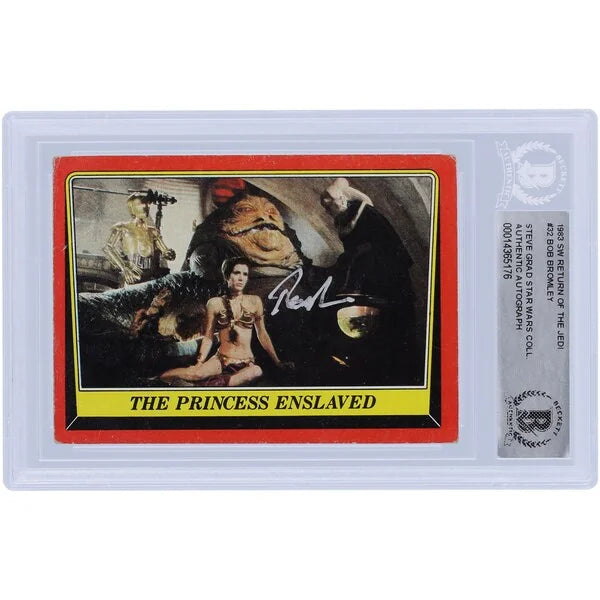 Bob Bromley Signed 1983 Topps Return of the Jedi #32 Card | BAS Authenticated