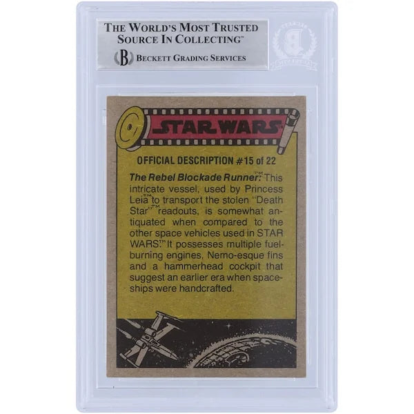 Chris Bunn Signed 1977 Topps Star Wars #179 Card | BAS Authenticated