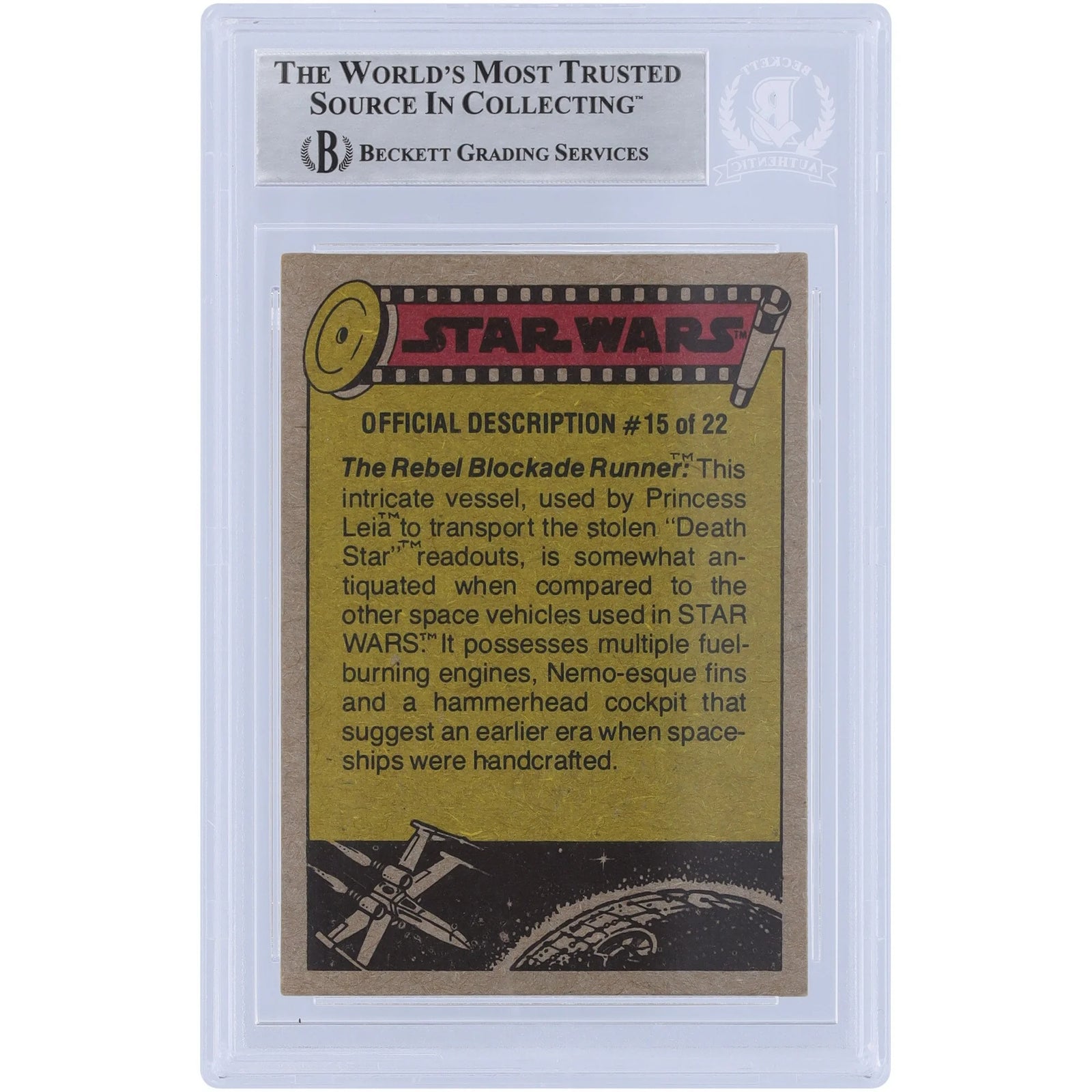 Chris Bunn Signed 1977 Topps Star Wars #179 Card | BAS Authenticated