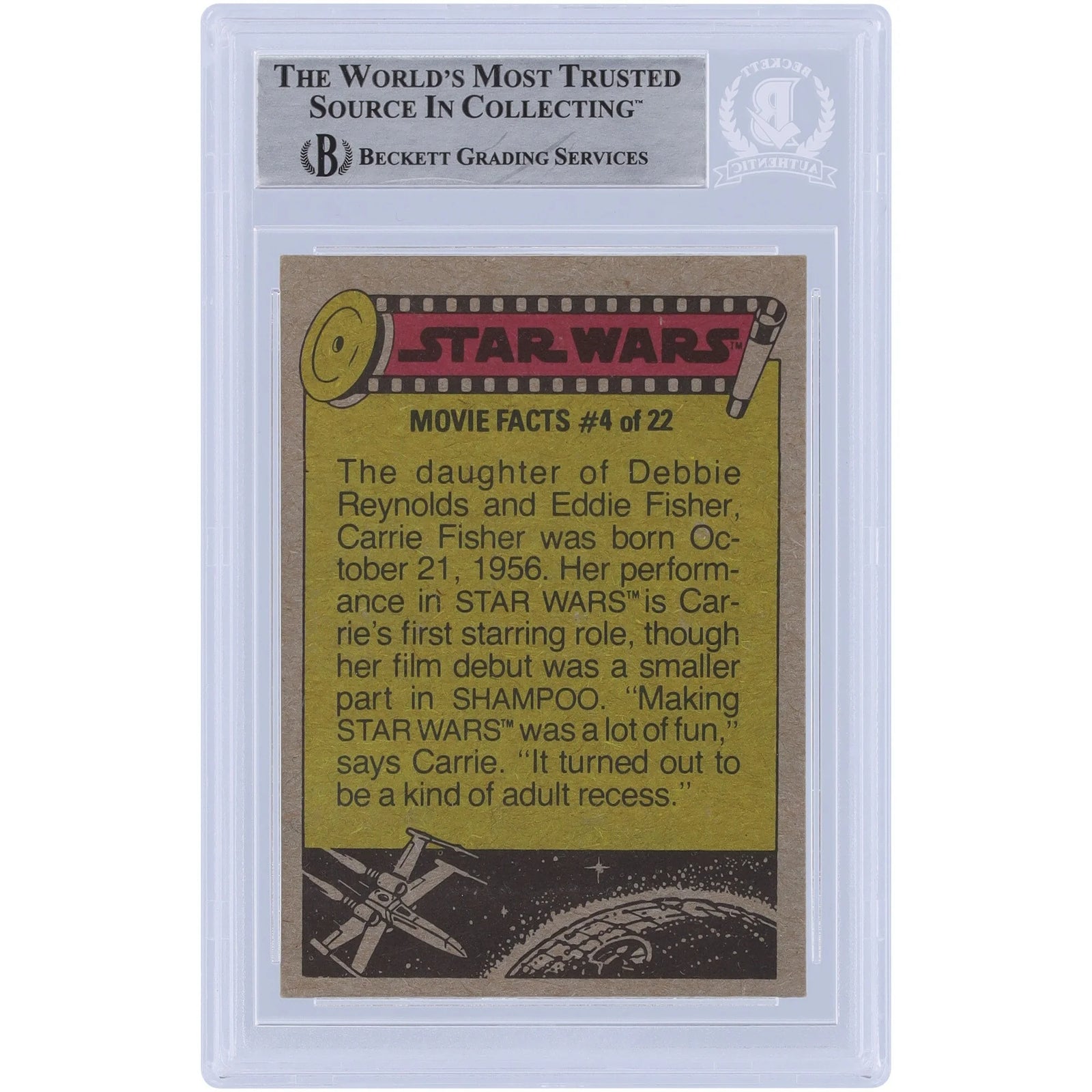 Chris Bunn Signed 1977 Topps Star Wars #272 Card | BAS Authenticated
