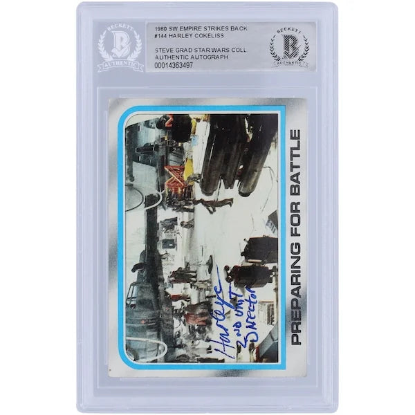 Harley Cokeliss Signed 1980 Topps Empire Strikes Back #144 | 2nd Unit Director