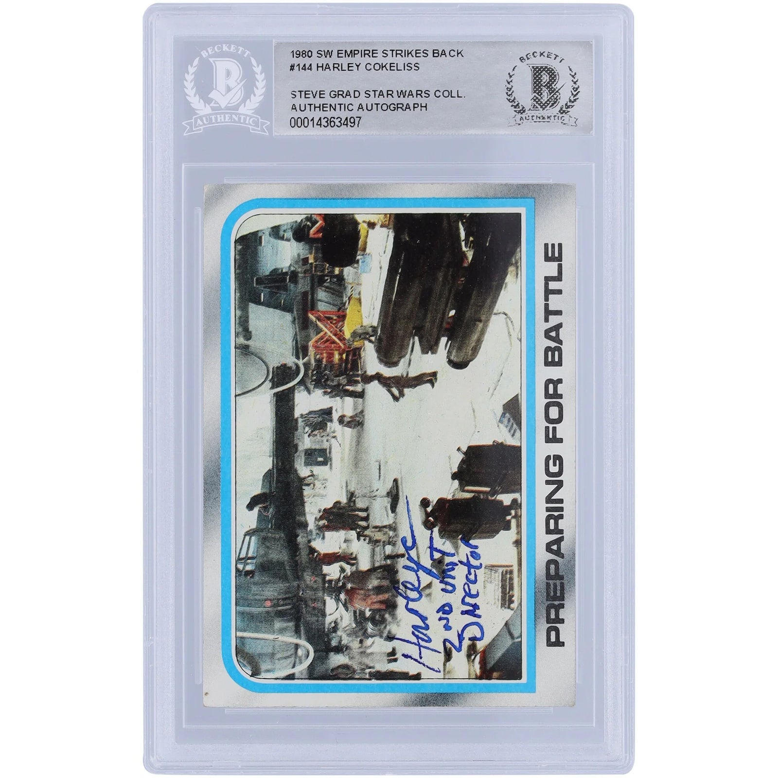 Harley Cokeliss Signed 1980 Topps Empire Strikes Back #144 | 2nd Unit Director
