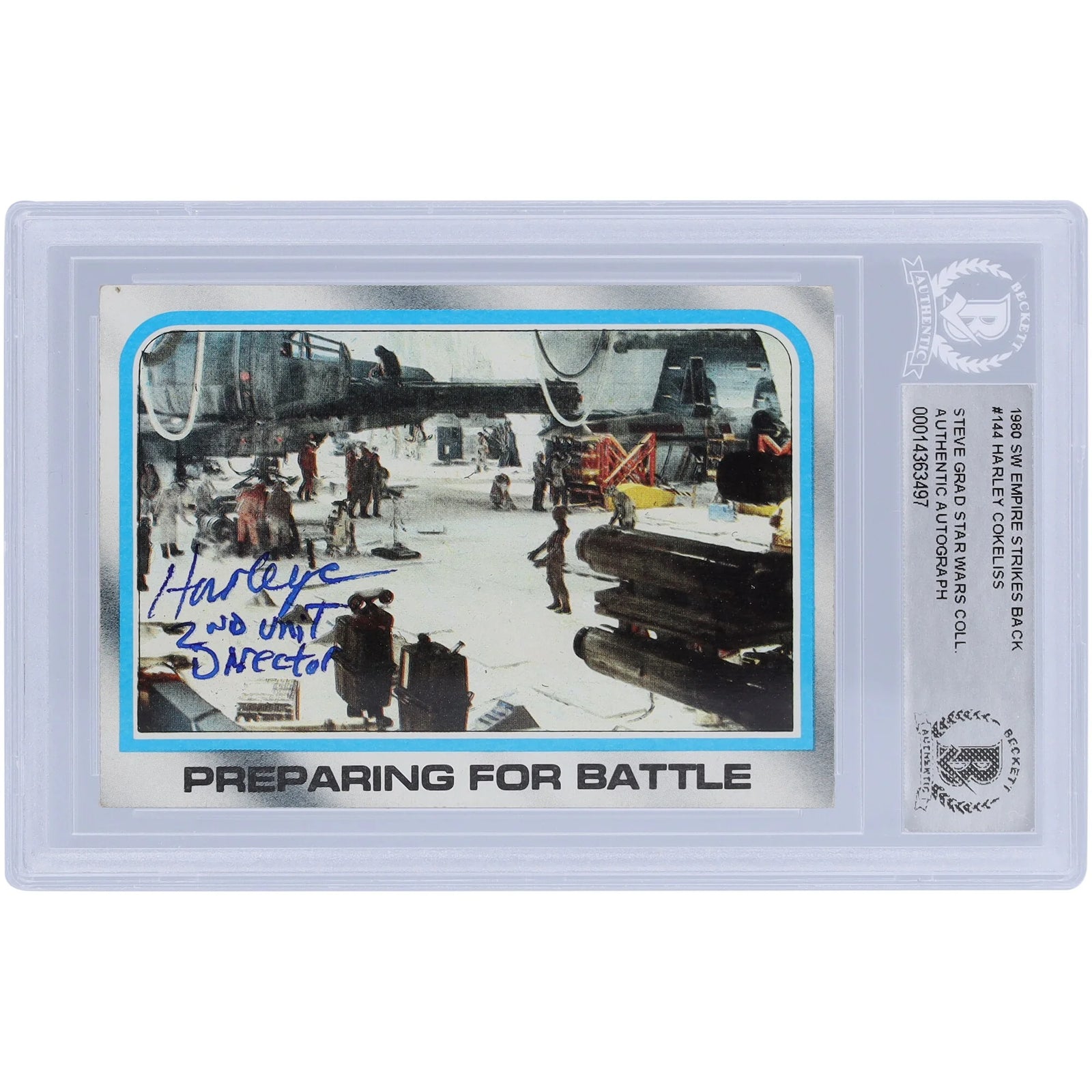 Harley Cokeliss Signed 1980 Topps Empire Strikes Back #144 | 2nd Unit Director