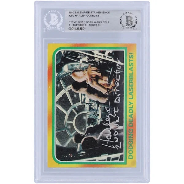 Harley Cokeliss Signed 1980 Topps #290 Card | 2nd Unit Director Inscription