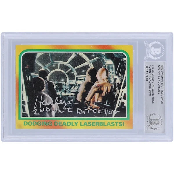 Harley Cokeliss Signed 1980 Topps #290 Card | 2nd Unit Director Inscription