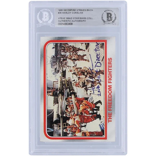 Harley Cokeliss Signed 1980 Topps Empire Strikes Back #35 | 2nd Unit Director