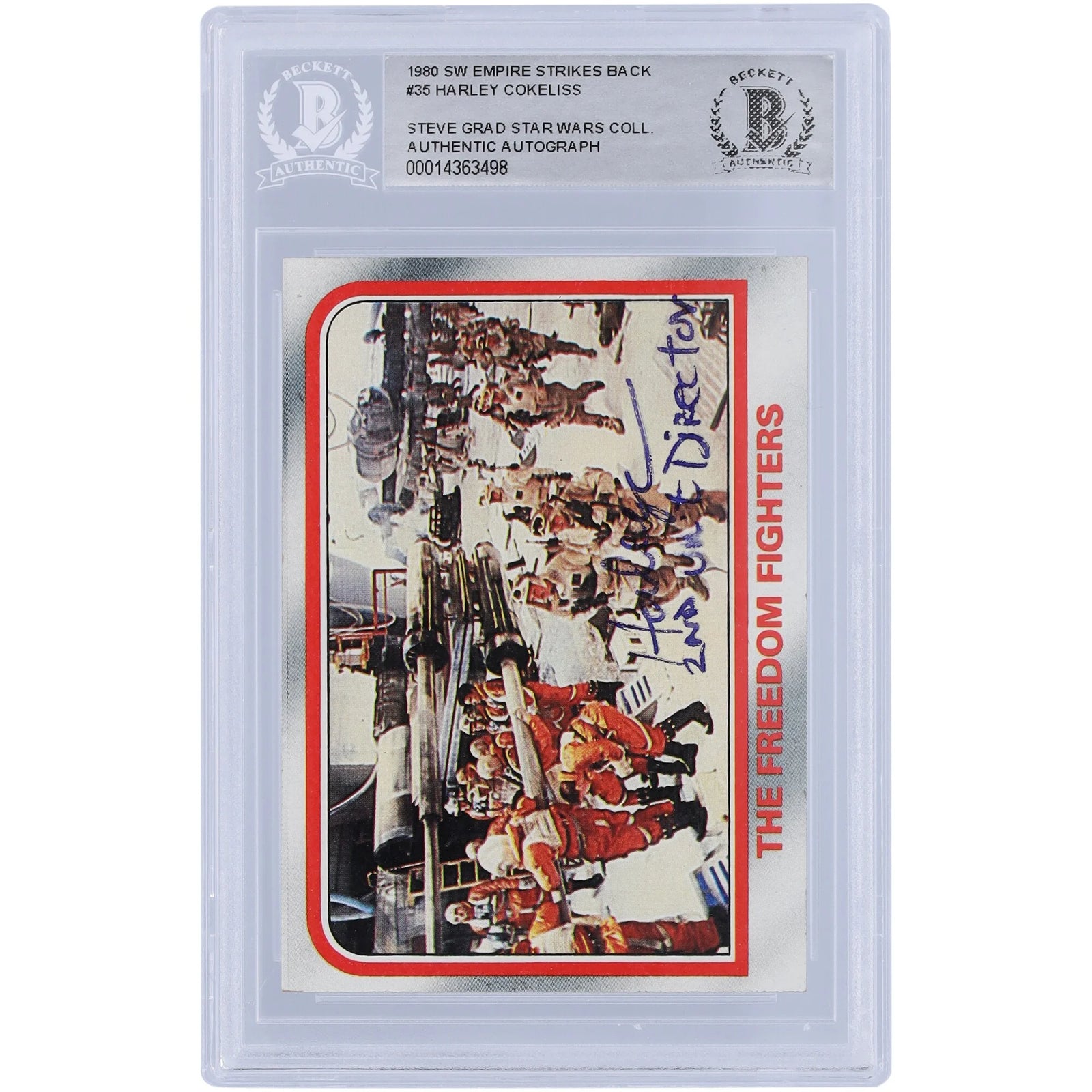 Harley Cokeliss Signed 1980 Topps Empire Strikes Back #35 | 2nd Unit Director