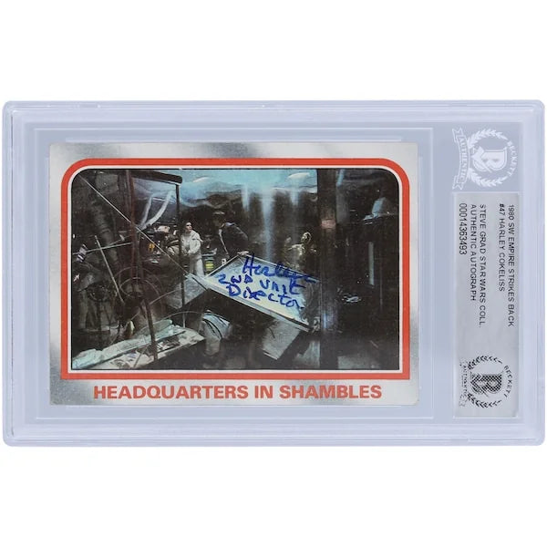 Harley Cokeliss Signed 1980 Topps #47 Card | Empire Strikes Back