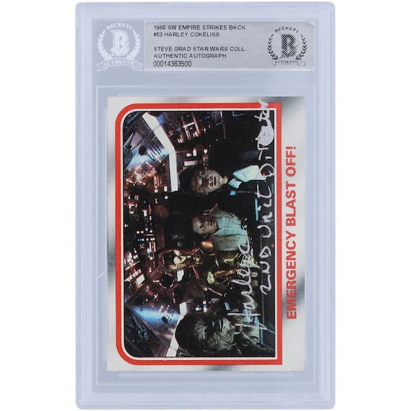 Harley Cokeliss Signed 1980 Topps Star Wars #53 Card | BAS Authenticated