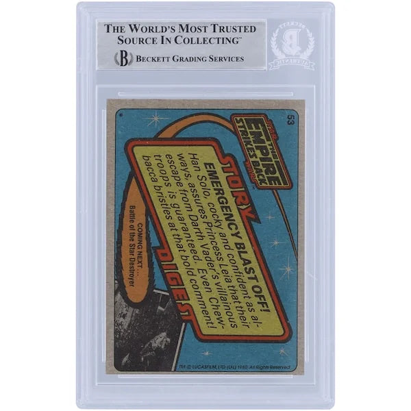 Harley Cokeliss Signed 1980 Topps Star Wars #53 Card | BAS Authenticated