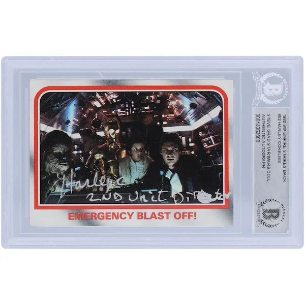 Harley Cokeliss Signed 1980 Topps Star Wars #53 Card | BAS Authenticated
