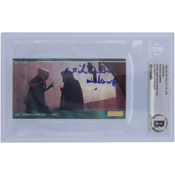 Nick Dudman Signed 1996 Topps Widevision #22 | Star Wars