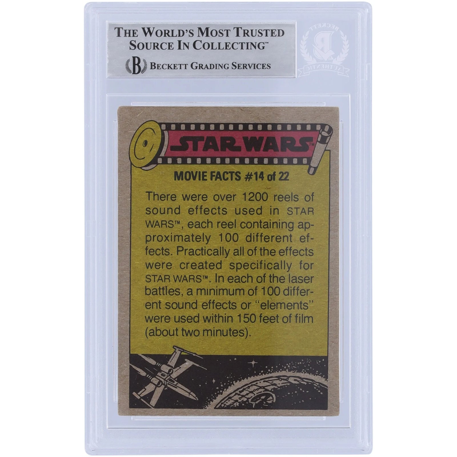 Stuart Freeborn Signed 1977 Topps Star Wars #277 Card | BAS Authenticated