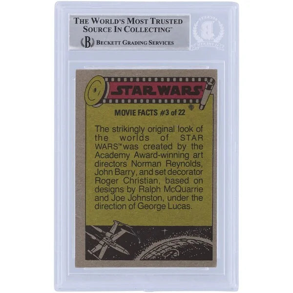 Stuart Freeborn Signed 1977 Topps Star Wars #286 Card | BAS Authenticated