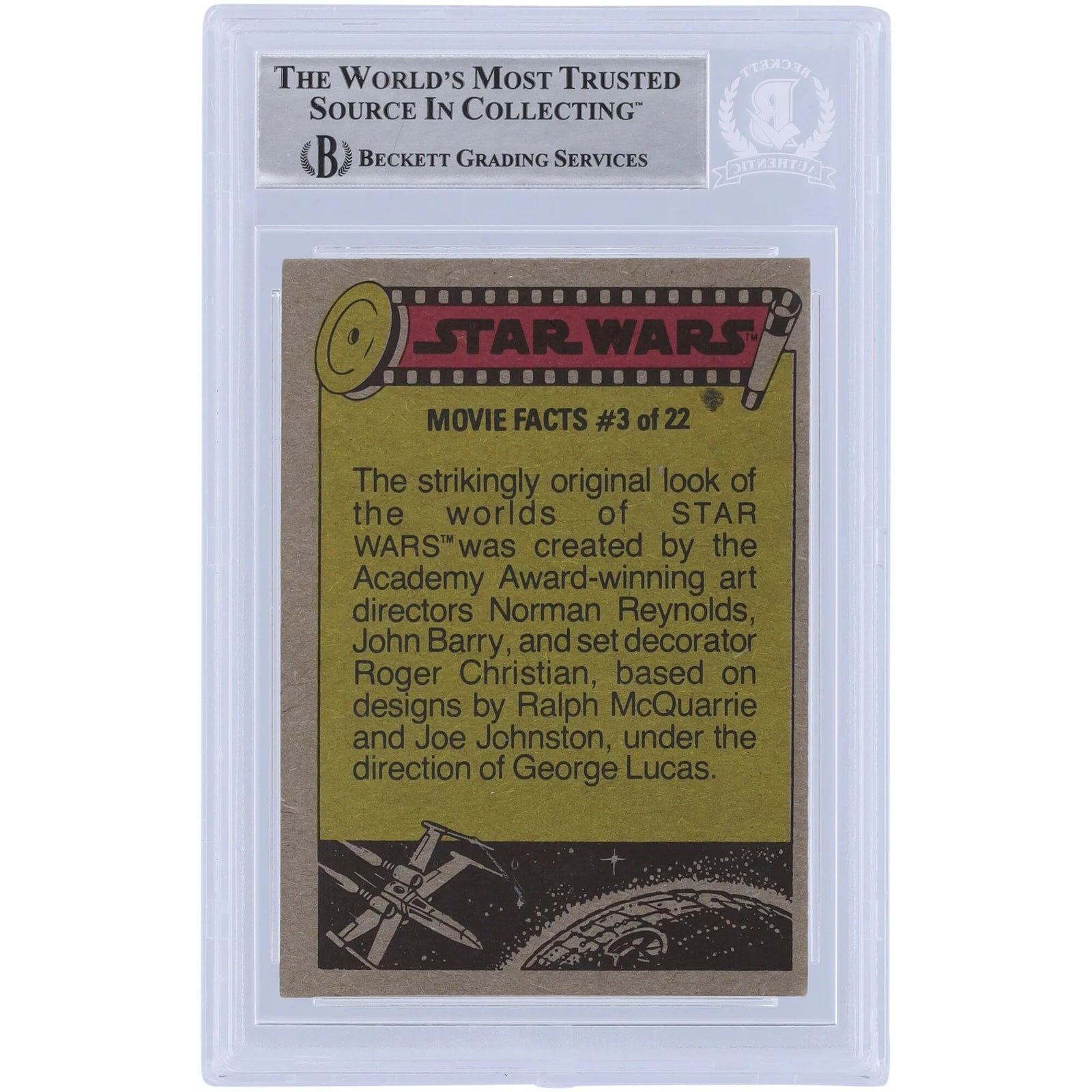Stuart Freeborn Signed 1977 Topps Star Wars #286 Card | BAS Authenticated