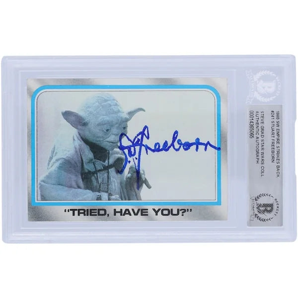 Stuart Freeborn Signed 1980 Topps Empire Strikes Back #241 | BAS Authenticated